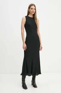 Calvin Klein sukienka kolor czarny maxi rozkloszowana K20K207689 - Sukienki - miniaturka - grafika 1