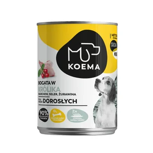 Koema Bogata w królika 12x400g - Mokra karma dla psów - miniaturka - grafika 2