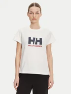 Koszulki i topy damskie - Helly Hansen T-Shirt Logo 54593 Biały Regular Fit - miniaturka - grafika 1