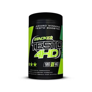 Stacker Testo 4HD 120 kaps - Boostery testosteronu - miniaturka - grafika 1