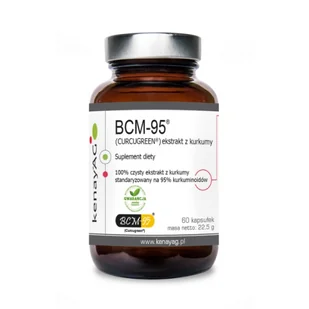KENAY KENAY KURKUMA BCM-95 60 KAPSUŁEK - Suplementy naturalne - miniaturka - grafika 1