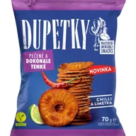 Paluszki - Alka Dupetky Snack Chilli i Limetka 70g pieczone precelki talarki pikantne - miniaturka - grafika 1