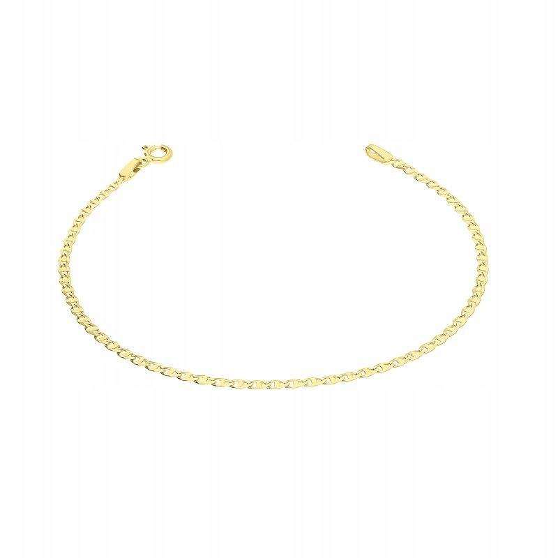 Kobieca bransoleta Gucci złota 585 elegancki łańcuszek 1.35 g na prezent