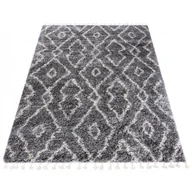 Dywany - Ciemnoszary prostokątny dywan shaggy T8-A40 - miniaturka - grafika 1