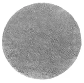 Dywany - Szary pluszowy dywan w kształcie koła B3-E65 - miniaturka - grafika 1