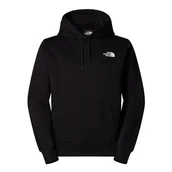 Bluzy sportowe damskie - Bluza The North Face Essential Oversize Hood 0A89ENJK31 - czarna - miniaturka - grafika 1