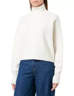 Swetry damskie - HUGO Sissimia sweter damski z dzianiny, Open White110, XS - miniaturka - grafika 1