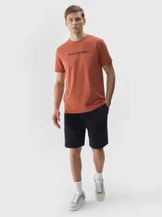 4F Spodenki dresowe męskie - czarne S - Spodenki męskie 4F Spodenki dresowe męskie - czarne S - Spodenki męskie - miniaturka - grafika 1