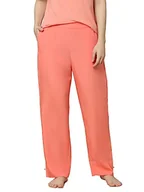 Spodnie damskie - Triumph Damskie spodnie termiczne Mywear Cosy Trousers, Sugar Coral, 38 - miniaturka - grafika 1
