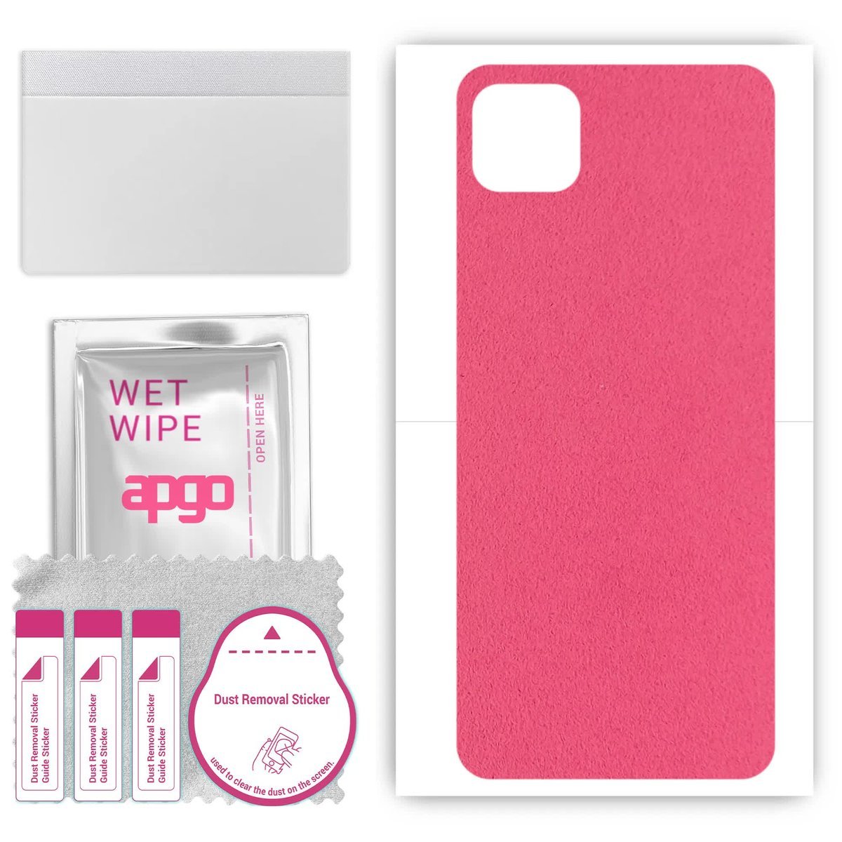 Folia naklejka skórka strukturalna na TYŁ Zamsz do Samsung Galaxy Buddy - Zamsz Różowy - apgo SKINS