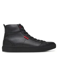 Sneakersy męskie - Sneakersy HUGO Morrie 50553127 Czarny - miniaturka - grafika 1
