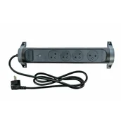 Listwy zasilające - Legrand Przedłużacz ochronny 4X2P+Z 1.5M-CZARNY - miniaturka - grafika 1