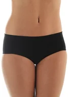 Bielizna sportowa damska - Brubeck Majtki damskie Hipster Classic Comfort Cotton czarne r. XL (HI00090A) - miniaturka - grafika 1