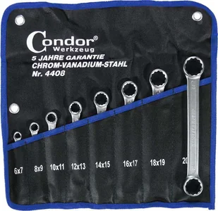 Condor Werkzeug Klucze oczkowe proste 6-22 mm, 8 szt. C.4408 - Klucze i nasadki - miniaturka - grafika 1