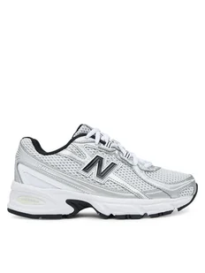 New Balance Sneakersy GR740NW Szary - Buty dla dziewczynek - miniaturka - grafika 1