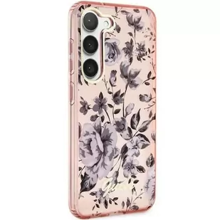 Etui Guess GUHCS23SHCFWSP do Samsung Galaxy S23 S911 różowy/pink hardcase Flower Collection - Etui i futerały do telefonów - miniaturka - grafika 4