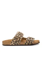 Klapki i japonki damskie - Geox Klapki D Brionia R D45Y3B 000BS C5018 Brązowy - miniaturka - grafika 1