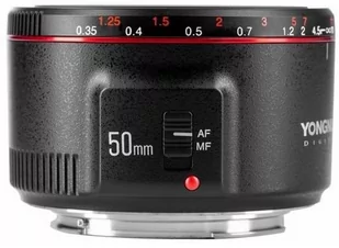 Obiektyw Yongnuo Auto Focus Lens  yn50 mm F1.8 II for Canon YN50mm F1.8 II C - Obiektywy - miniaturka - grafika 1