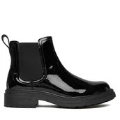 Botki damskie - Sztyblety Clarks Orinoco3 Lane 26184623 Czarny - miniaturka - grafika 1