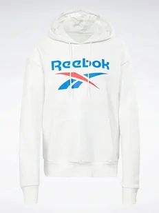REEBOK Bluza SPORTOWA DAMSKA Identity Big Logo H54749 Biały Loose FitR.XS - Bluzy damskie - miniaturka - grafika 1