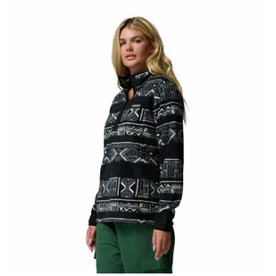 Bluza damska Columbia Benton Springs™ Printed Half Snap Rozmiar: M / Kolor: czarny - Bluzy sportowe damskie - miniaturka - grafika 1