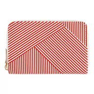 Portfele - Tie Rack - Portfel damski - Białe i czerwone paski - miniaturka - grafika 1