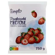 Mrożonki warzywne i owocowe - Simpl Truskawki mrożone 750 g - miniaturka - grafika 1