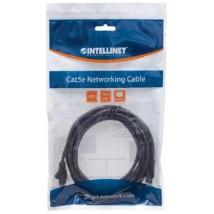 Intellinet Network Solutions Patchkabel RJ45 U/UTP Cat6 1.50m schwarz (342056) - Patchcordy - miniaturka - grafika 1