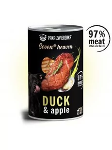 PAKA ZWIERZAKA Paka Zwierzaka Seventh Heaven Kaczka z Jabłkiem Mokra Karma Dla Psa 400 g - Mokra karma dla psów - miniaturka - grafika 1