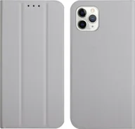 Etui i futerały do telefonów - Pokrowiec König Design kompatybilny z etui na telefon Apple iPhone 13 Pro Max ze skóry syntetycznej - Etui na telefon komórkowy szare - miniaturka - grafika 1
