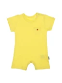 Kombinezony dla dzieci - Chłopięcy rampers żółty Nicol r.74 - miniaturka - grafika 1