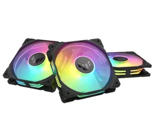 ASUS TUF Gaming TR120 ARGB Fan Triple Pack 3szt. Czarny - Wentylatory komputerowe - miniaturka - grafika 1