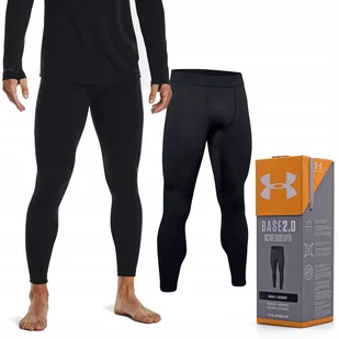 LEGGINSY TERMOAKTYWNE MĘSKIE UNDER ARMOUR BIELIZNA NA ZIMĘ SPORT 1343247 M - Pozostała odzież narciarska - miniaturka - grafika 1