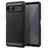 Etui i futerały do telefonów - Etui Spigen Rugged Armor do Sony Xperia 10 VII Matte Black - miniaturka - grafika 1