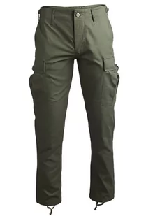 spodnie bojówki US BDU FELDHOSE R/S "SLIM FIT" OLIV-XXL - Spodnie męskie - miniaturka - grafika 1