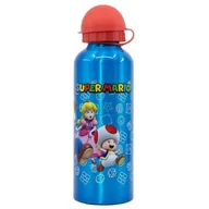 Bidony dla dzieci - Bidon eco aluminiowy 530ml SUPER MARIO - miniaturka - grafika 1