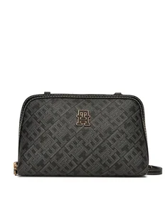 Tommy Hilfiger Torebka Th Monoplay Le Mini Crossover AW0AW17712 Czarny - Torebki damskie - miniaturka - grafika 1