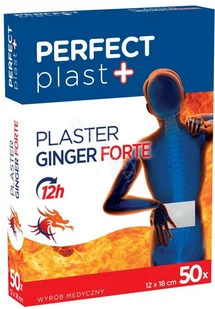 EURUS Perfect Plast plaster rozgrzewający Ginger Forte 12 x 18 cm x 50 szt |  OD 199 PLN! - Stawy, mięśnie, kości - miniaturka - grafika 1
