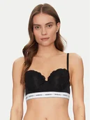 Biustonosze - Guess Biustonosz balkonetka O2BC06 KBBT0 Czarny - miniaturka - grafika 1