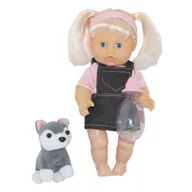 Lalki dla dziewczynek - Bambolina: Lalka Nena z pieskiem - 36 cm - miniaturka - grafika 1