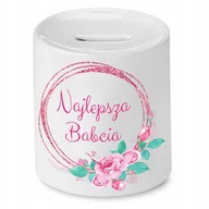 Skarbonki - Dla Pogodynki Skarbonka na Urodziny Prezent z Nadrukiem ze Zdjęciem + Opakowanie na prezent (wzór 02) - miniaturka - grafika 1