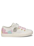 Buty dla dziewczynek - Geox Trampki J Gisli J554NC 10 C0406 D Biały - miniaturka - grafika 1