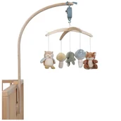 Karuzele dla niemowląt - Drewniana karuzela do łóżeczka Forest Friends, Little Dutch - miniaturka - grafika 1