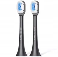 Końcówki do szczoteczek elektrycznych - Końcówki SOOCAS SOFT do szczoteczki X1 X3 X3U D3 V1 X5 2szt CZARNE - miniaturka - grafika 1