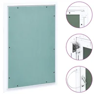 Inne akcesoria dekarskie - shumee Panel rewizyjny z aluminiową ramą i płytą gipsową 400x600 mm - miniaturka - grafika 1