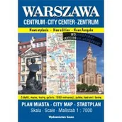 Atlasy i mapy - Warszawa Centrum. Plan miasta foliowany 1:7000 - miniaturka - grafika 1