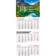 Kalendarze - Kalendarz 2024 Trójdzielny Morskie oko - miniaturka - grafika 1