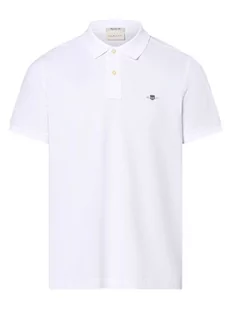 Gant - Męska koszulka polo, biały - Koszulki męskie - miniaturka - grafika 1
