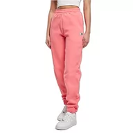 Spodnie damskie - STARTER BLACK LABEL Damskie spodnie do biegania Basic Essential Sweatpants z logo, szerokie nogawki, kieszenie, elastyczny ściągacz, rozmiar XS do XL, Różowy grejpfrut, XL - miniaturka - grafika 1