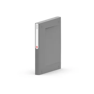 ORPLAST Plastikowy segregator na dokumenty NewBINDER 25mm szary 6084-uniw - Segregatory - miniaturka - grafika 1